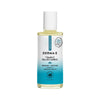 Front view of DERMA E Vitamin E Skin Oil 14,000 I.U. bottle showcasing its turquoise label and white cap on a white background