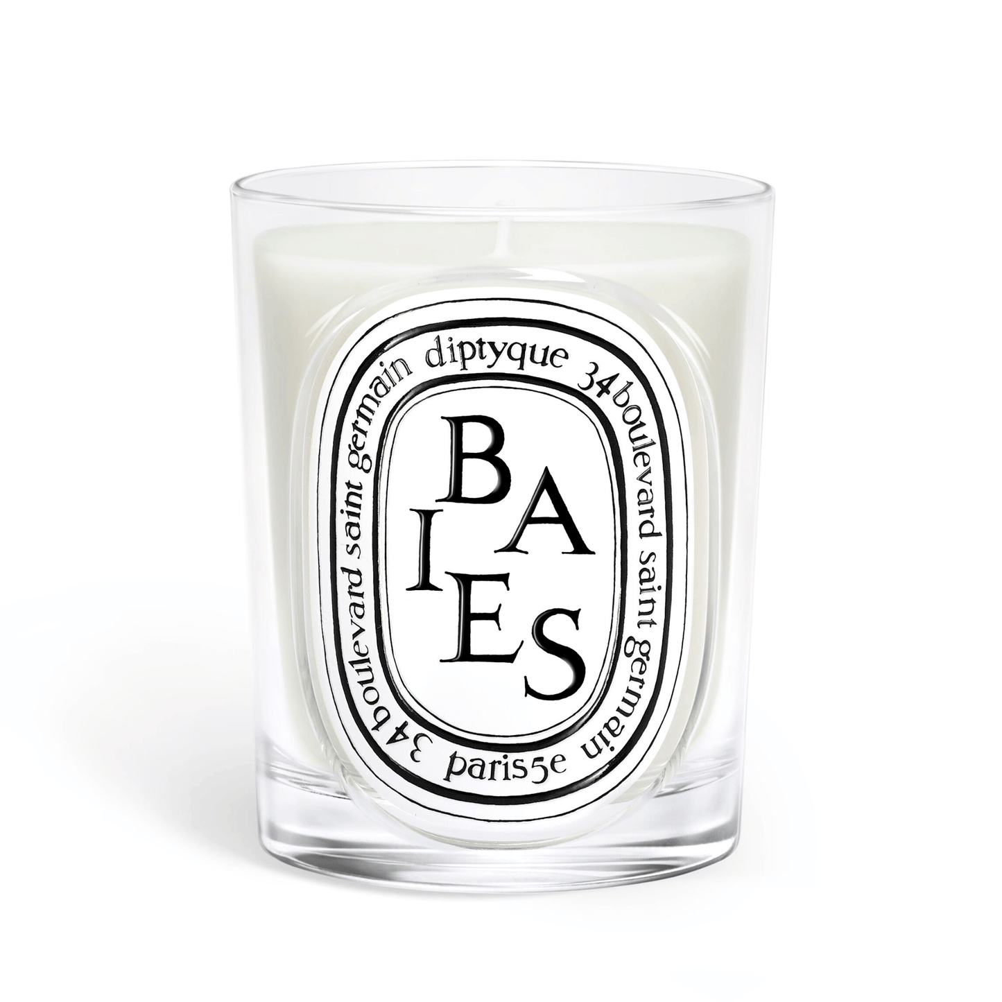Primary Image of Baies (Berries) Classic Candle, clear glass candle