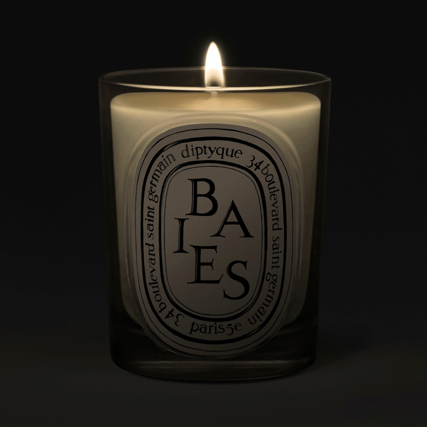 Alternate Image of Baies (Berries) Classic Candle, clear glass candle
