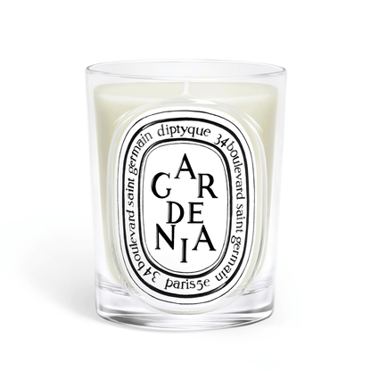 Primary Image of Gardenia Classic Candle, clear glass candle