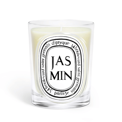 Primary Image of Jasmin (Jasmine) Classic Candle, clear glass candle
