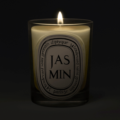Alternate Image of Jasmin (Jasmine) Classic Candle, clear glass candle