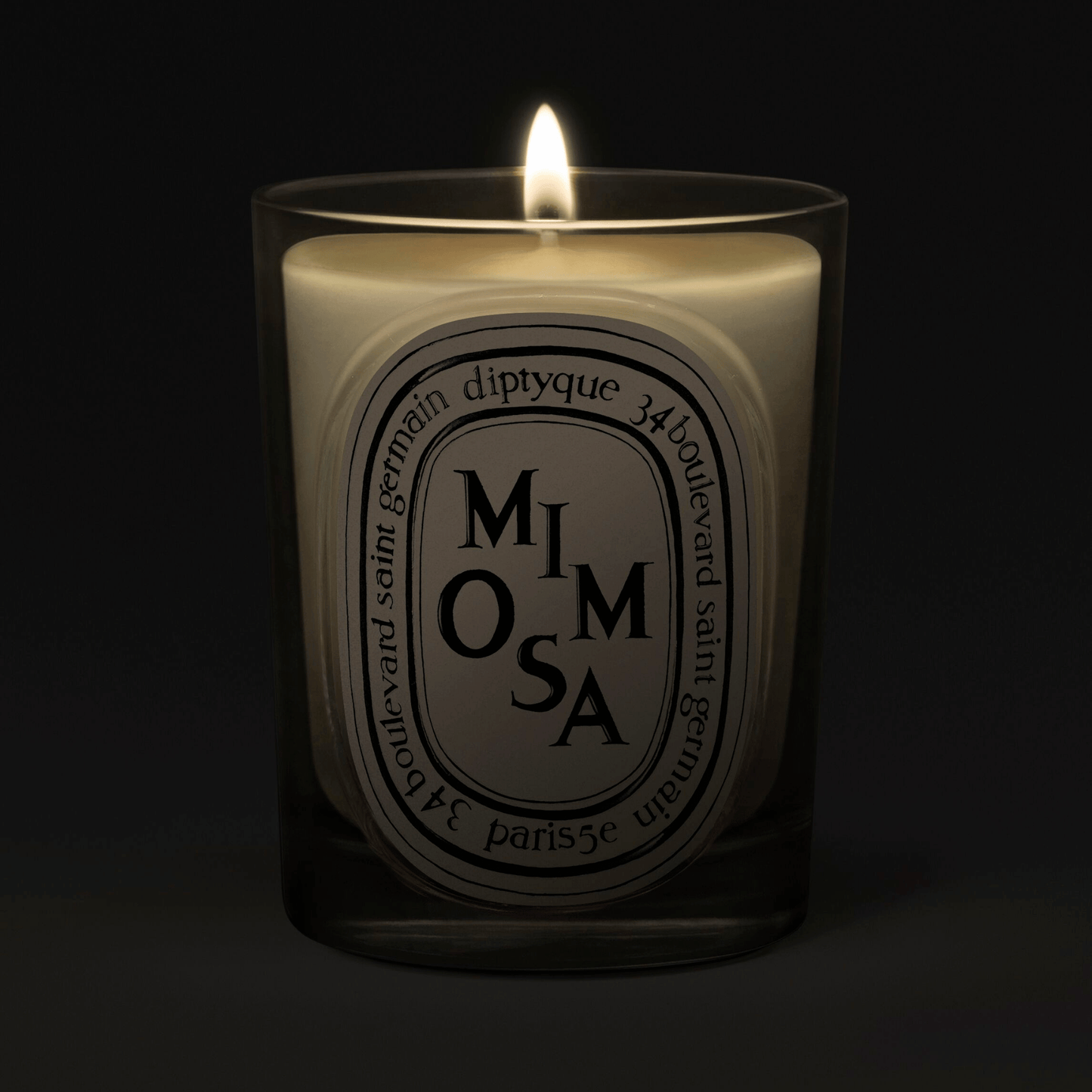Alternate Image of Mimosa Classic Candle, clear glass candle
