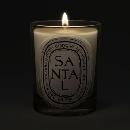 Alternate Image of Santal (Sandalwood) Classic Candle, clear glass candle