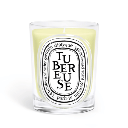 Primary Image of Tubéreuse (Tuberose) Classic Candle, clear glass candle