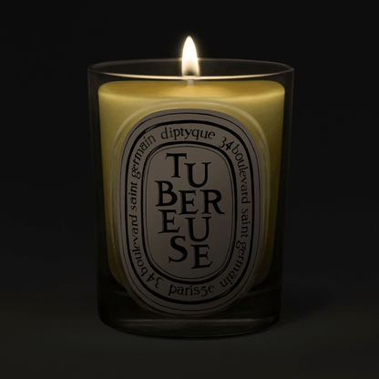 Alternate Image of Tubéreuse (Tuberose) Classic Candle, clear glass candle