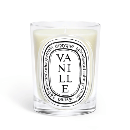 Primary Image of Vanille (Vanilla) Classic Candle, clear glass candle