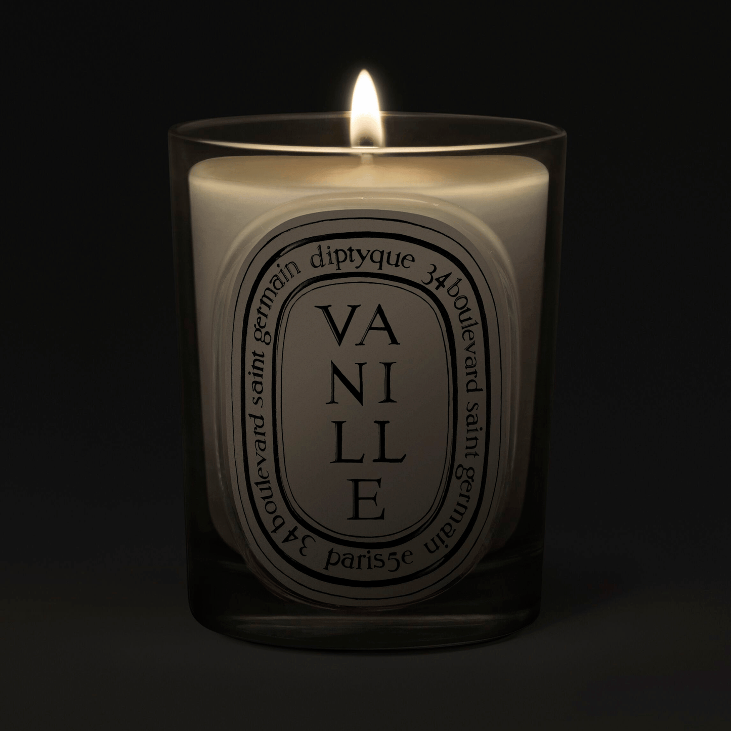 Alternate Image of Vanille (Vanilla) Classic Candle, clear glass candle