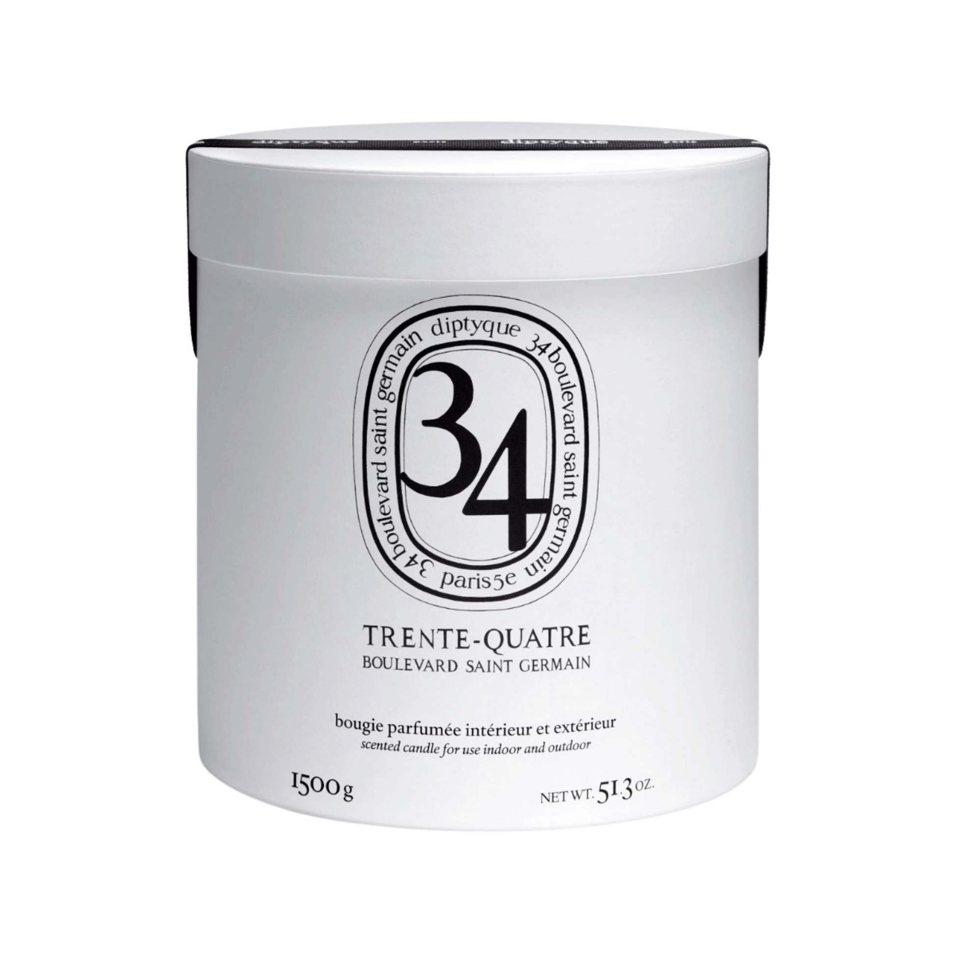 Diptyque 「Trente-Quatre（トランテ・キャトル）キャンドル」 diptyque Paris Trente-Quatre Ceramic Indoor/Outdoor Candle (1500 g