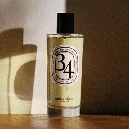 Alternate Image of 34 Boulevard Saint Germain Room Spray, clear glass spray bottle with black and white label