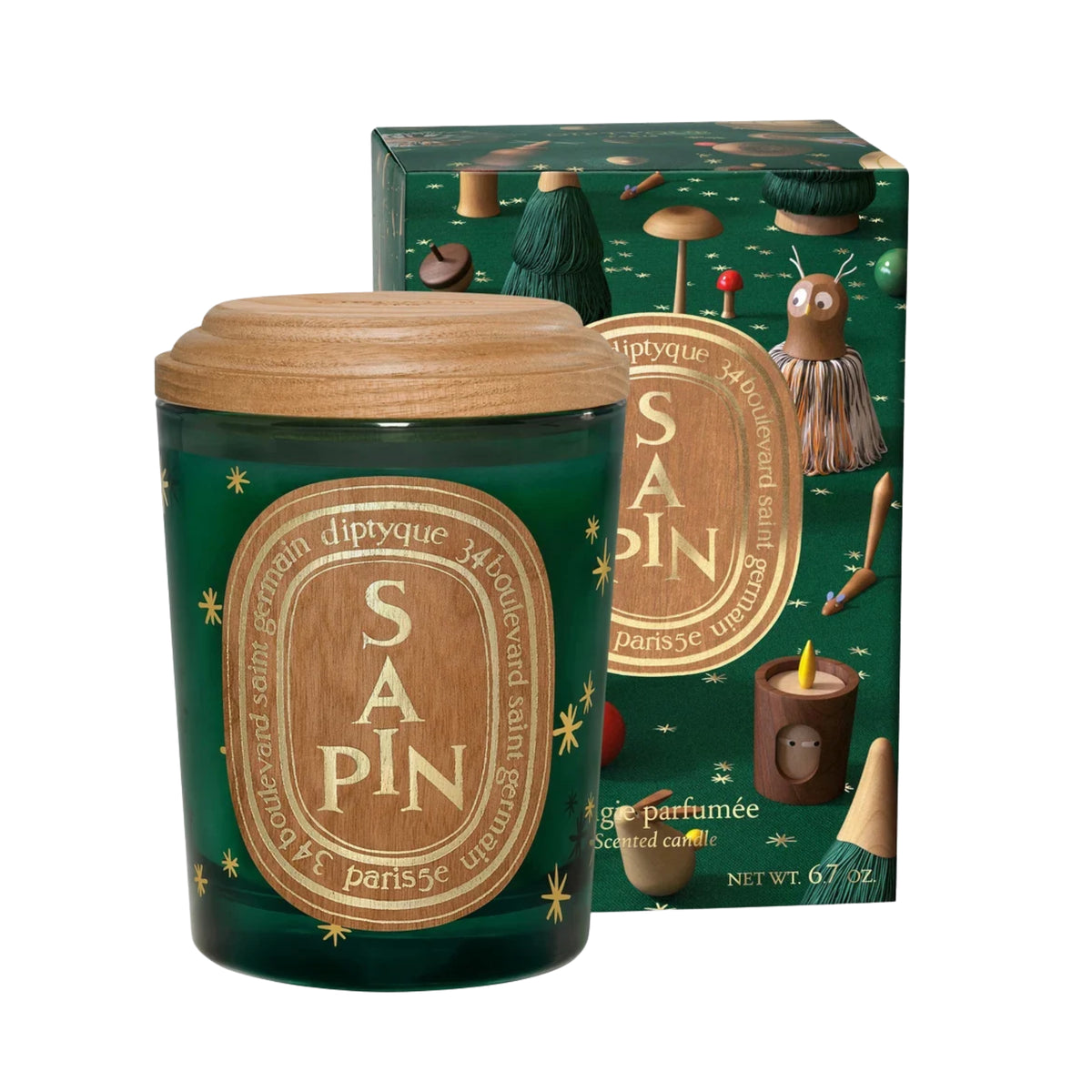 Alternate image of diptyque Paris 2026 Limited Edition Sapin Candle (190 g)