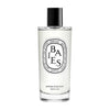 Front view of diptyque Paris Baies Room Spray showcasing its BAIES label and black cap against a white background
