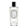 Front view of diptyque Paris Figuier Fig Tree room spray showcasing a clear glass bottle, pale liquid, and black cap on white