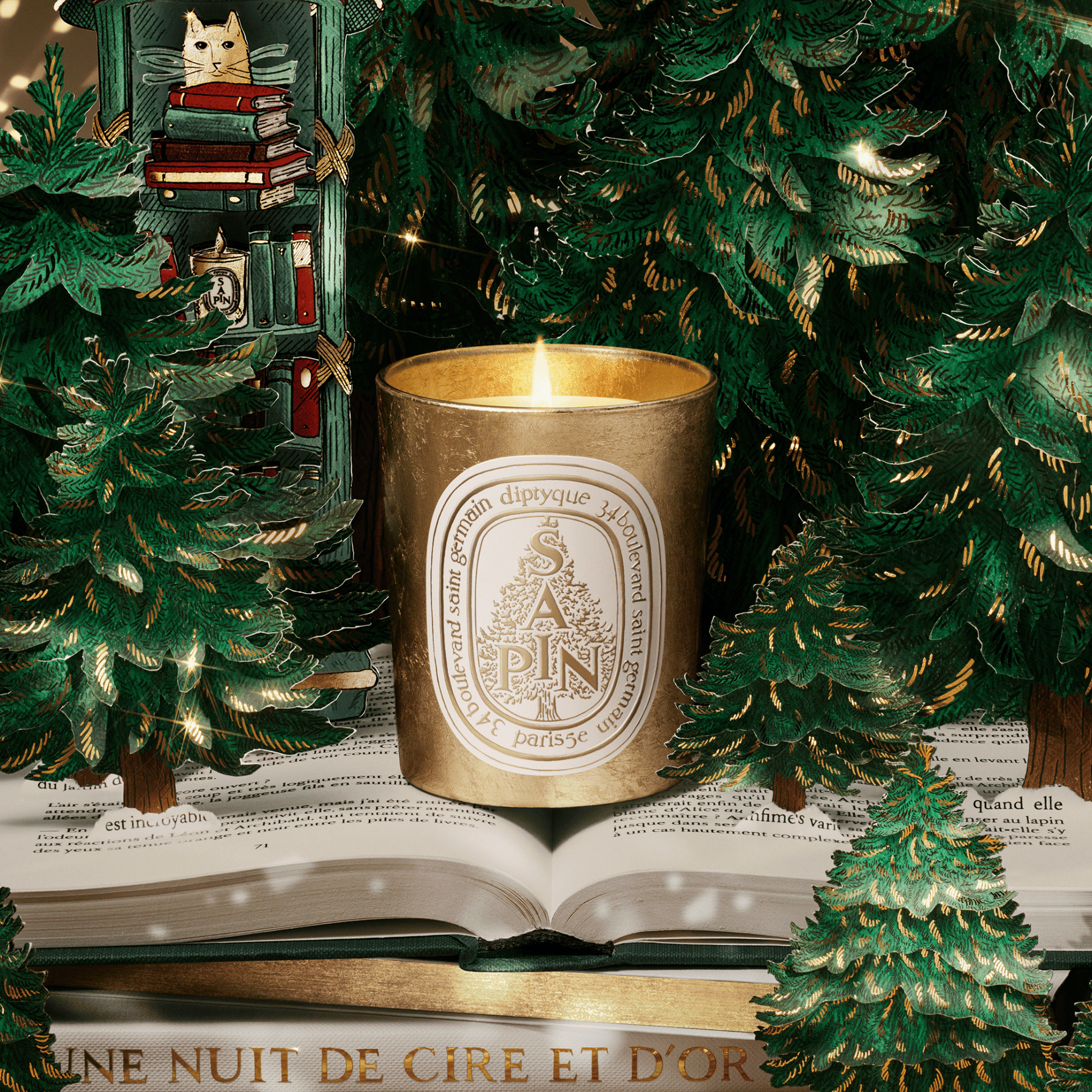 diptyque Paris 2025 Limited Edition Sapin Candle (190 g) #10090501