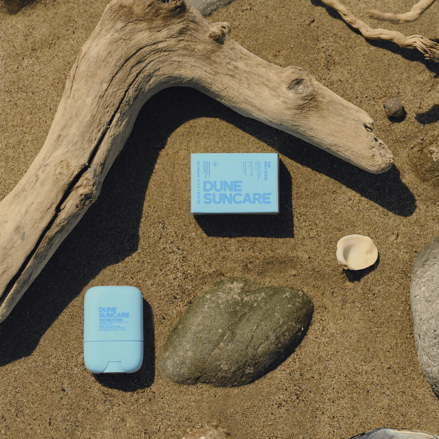 Alternate  Image of the Melt Stick SPF 50, blue spf twist up stick with box