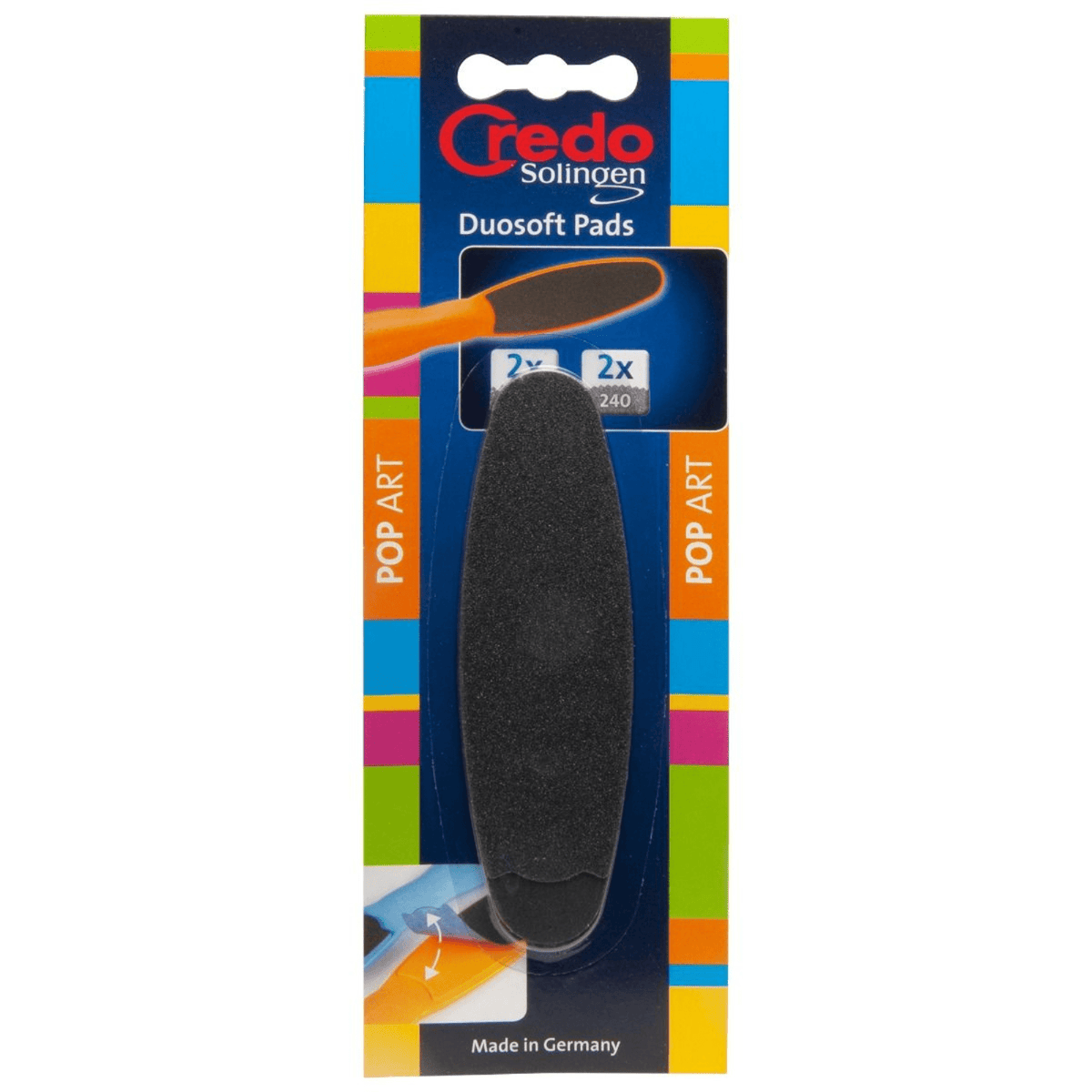 Credo DuoSoft Foot File Replacement Pads (Coarse x 2, Fine x 2) 10086