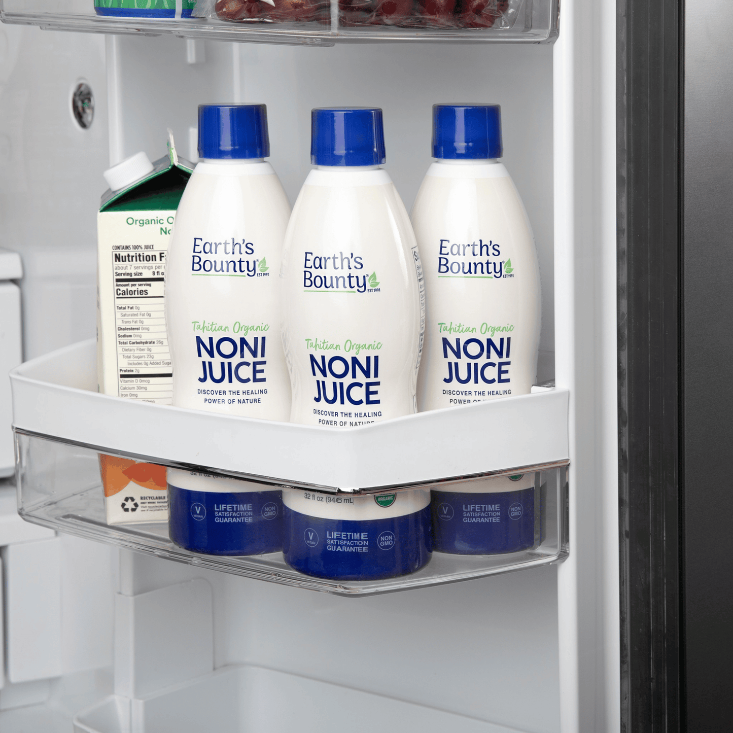 Alternate Image of Tahitian Organic Noni Juice, white bottle with blue writing