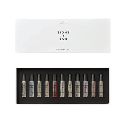 Primary Image of Fouquet Discovery Set, white box with perfume samples