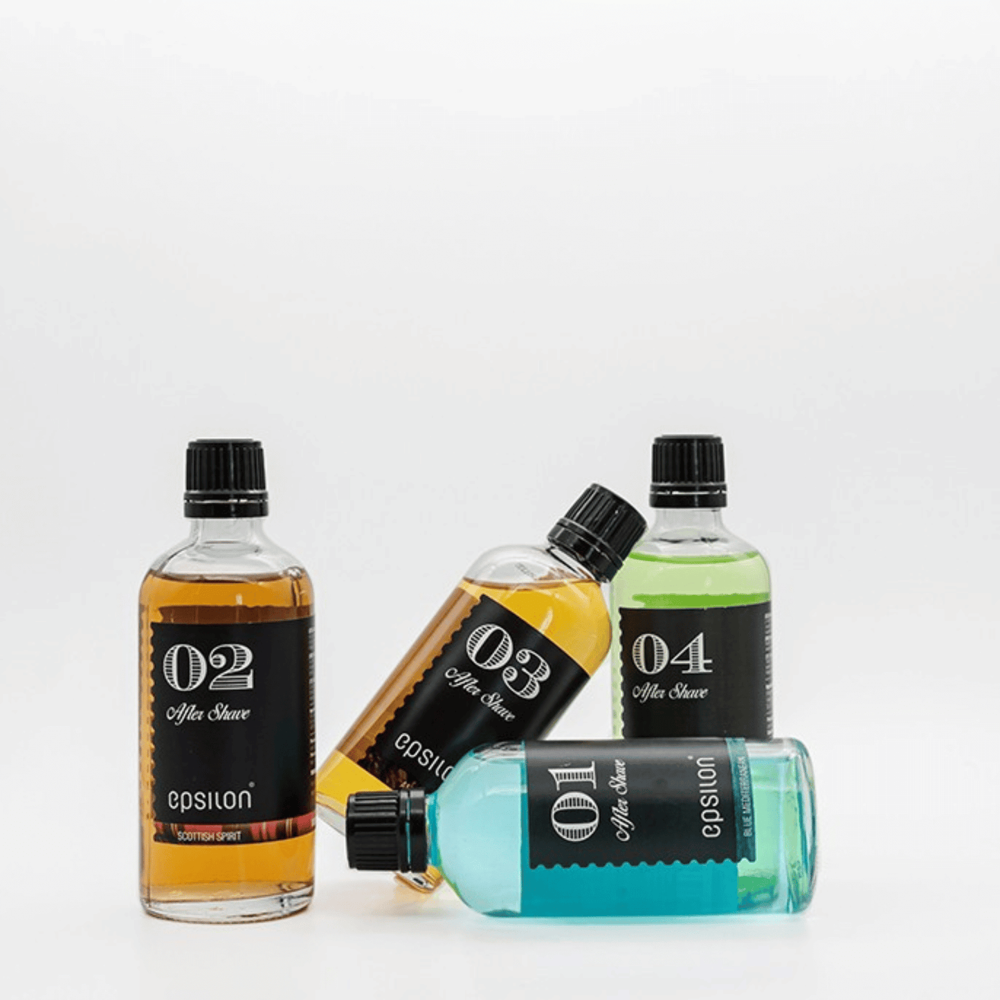 Alternate Image of Epsilon Aftershave, 4 aftershave bottles with black label