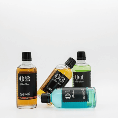 Alternate Image of Epsilon Aftershave, 4 aftershave bottles with black label
