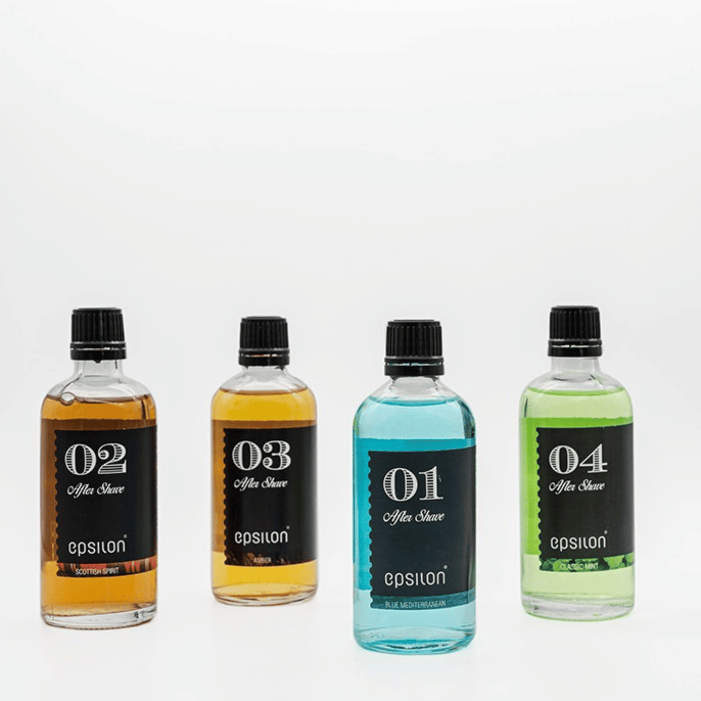 Alternate Image of Epsilon Aftershave, 4 aftershave bottles with black label