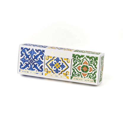 Primary Image of Azulejos de Portugal Soap Set, colorfule bar soap set