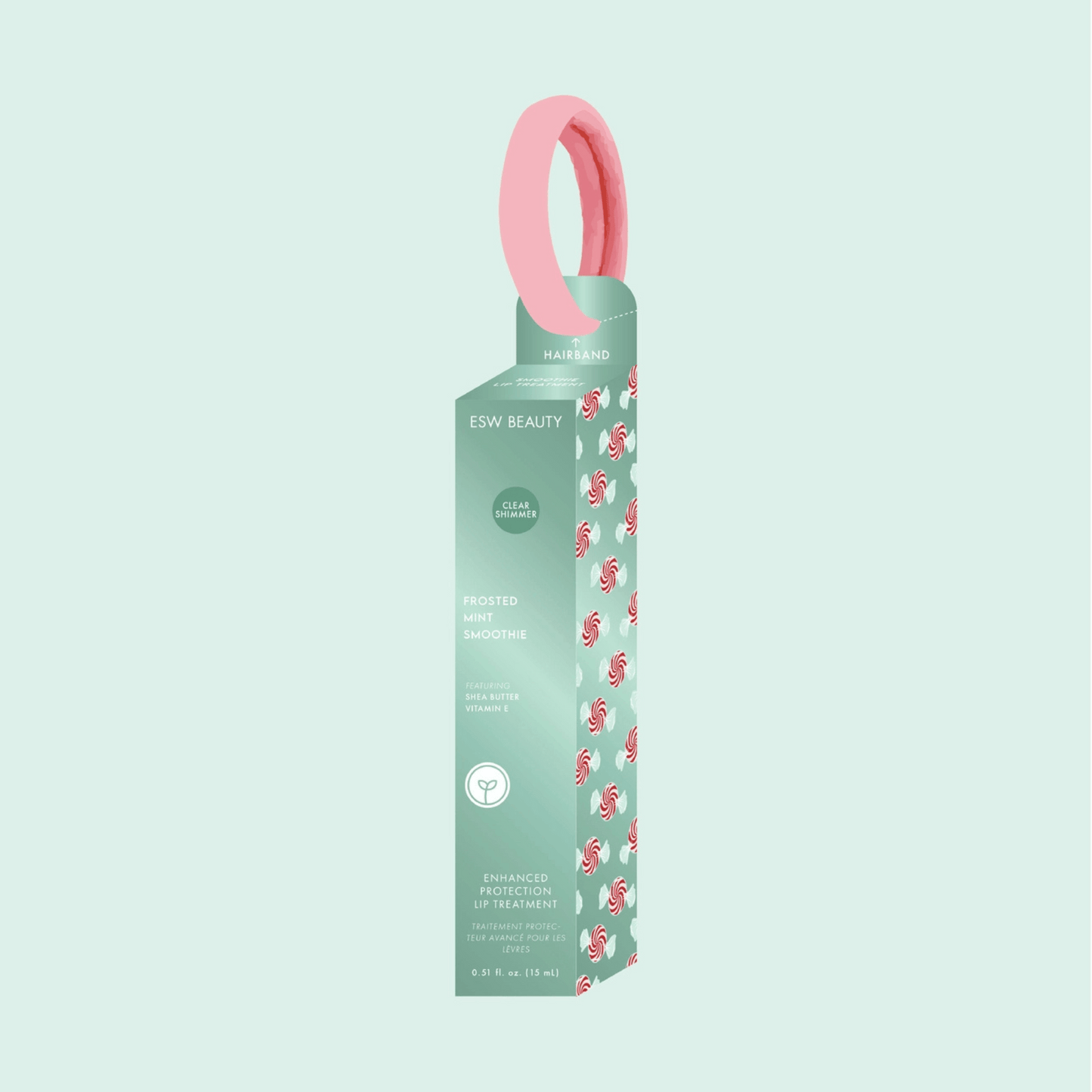 Alternate image of ESW Beauty Holiday Frosted Mint Smoothie Enhanced Protection Lip Treatment 