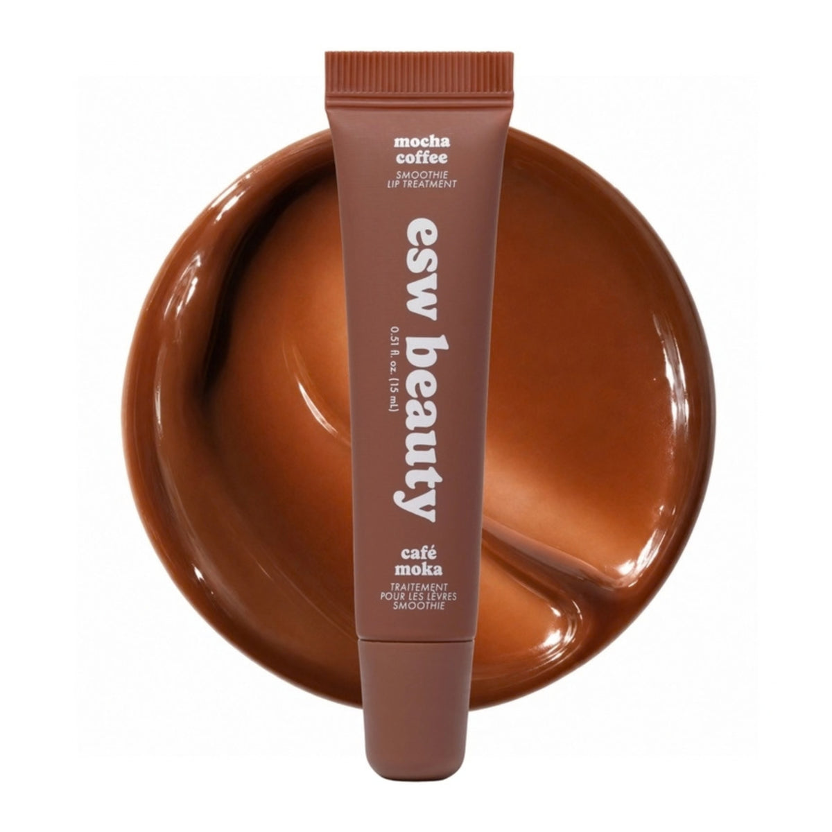 Primary Image of Holiday Mocha Coffee Smoothie Advanced Smoothing Lip Treatment, brown lip balm tube