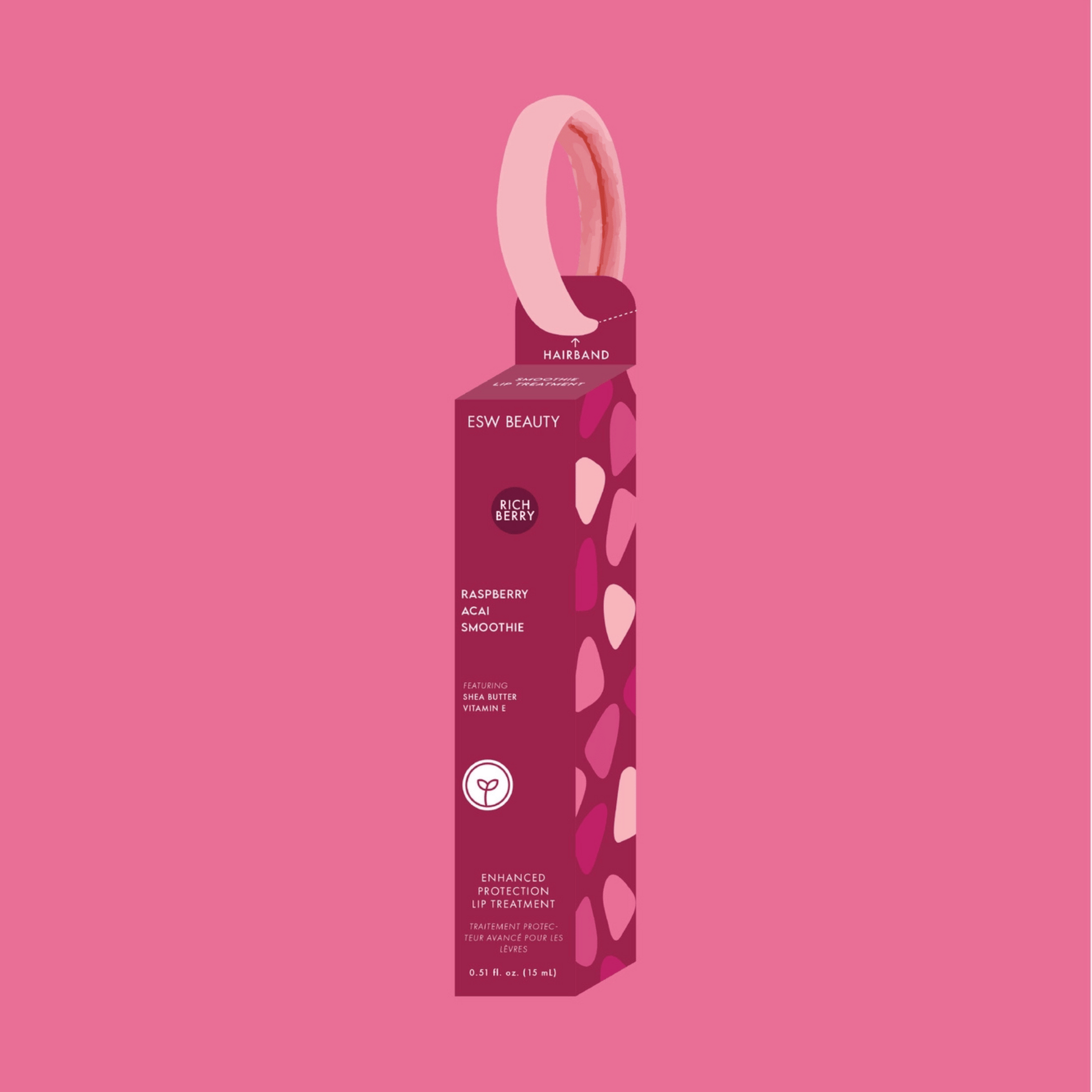 Alternate Image of Holiday Raspberry Acai Smoothie Enhanced Protection Lip Treatment