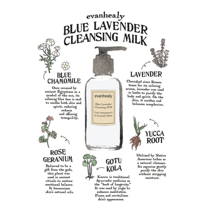Alternate image of evanhealy Blue Lavender Cleansing Milk