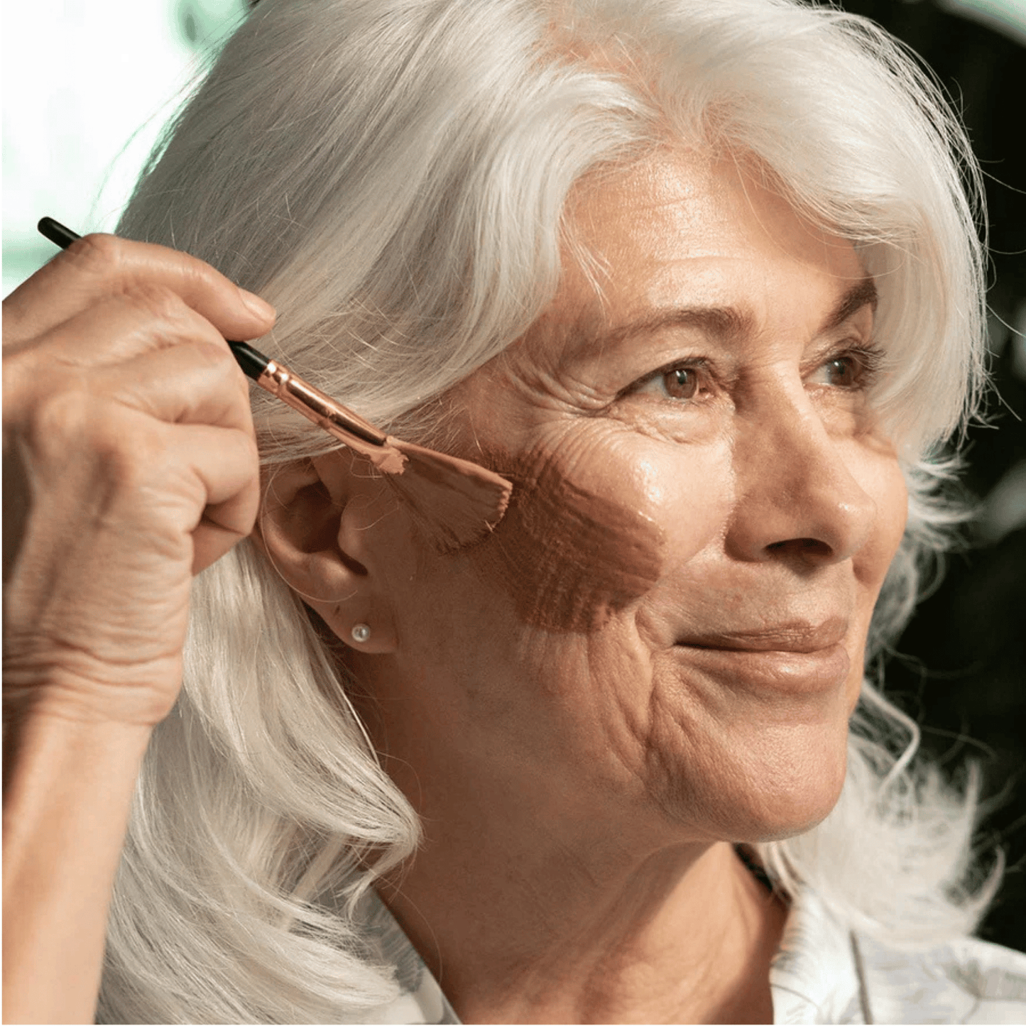 Alternate image of model using evanhealy French Rose Clay Mask
