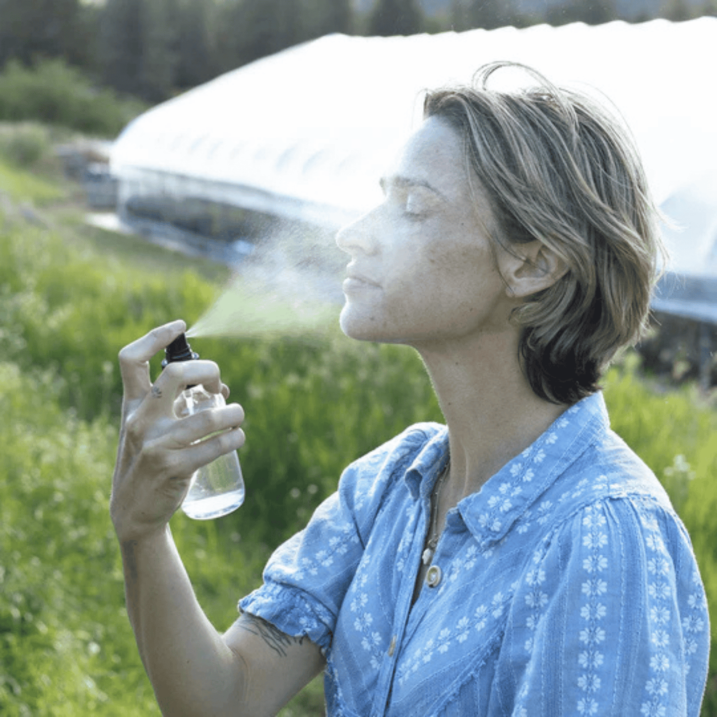 Alternate image of model using evanhealy Sweetgrass HydroSoul (4 fl oz)