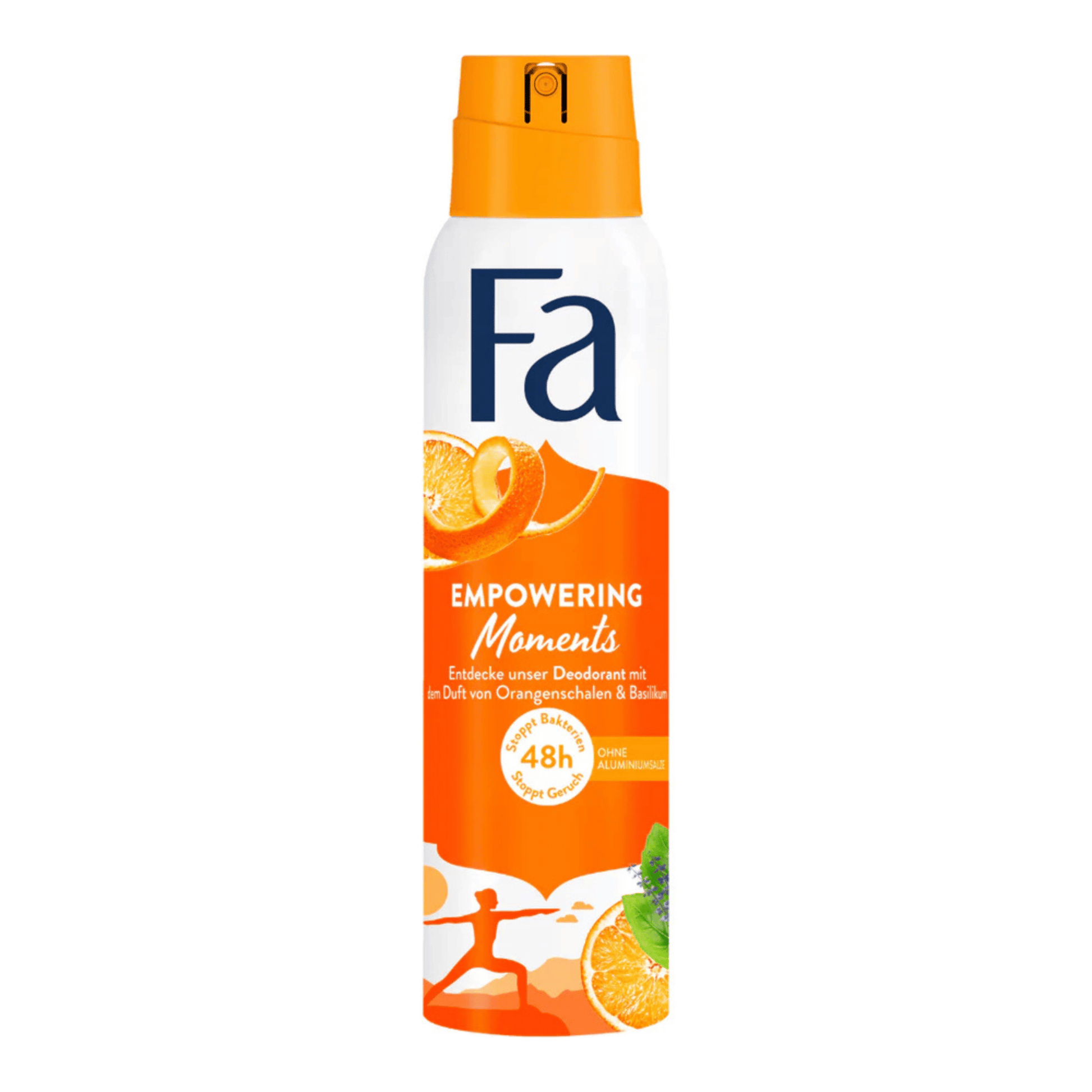 Primary Image of Empowering Moments Spray Deodorant, orange and white spray deodorant can