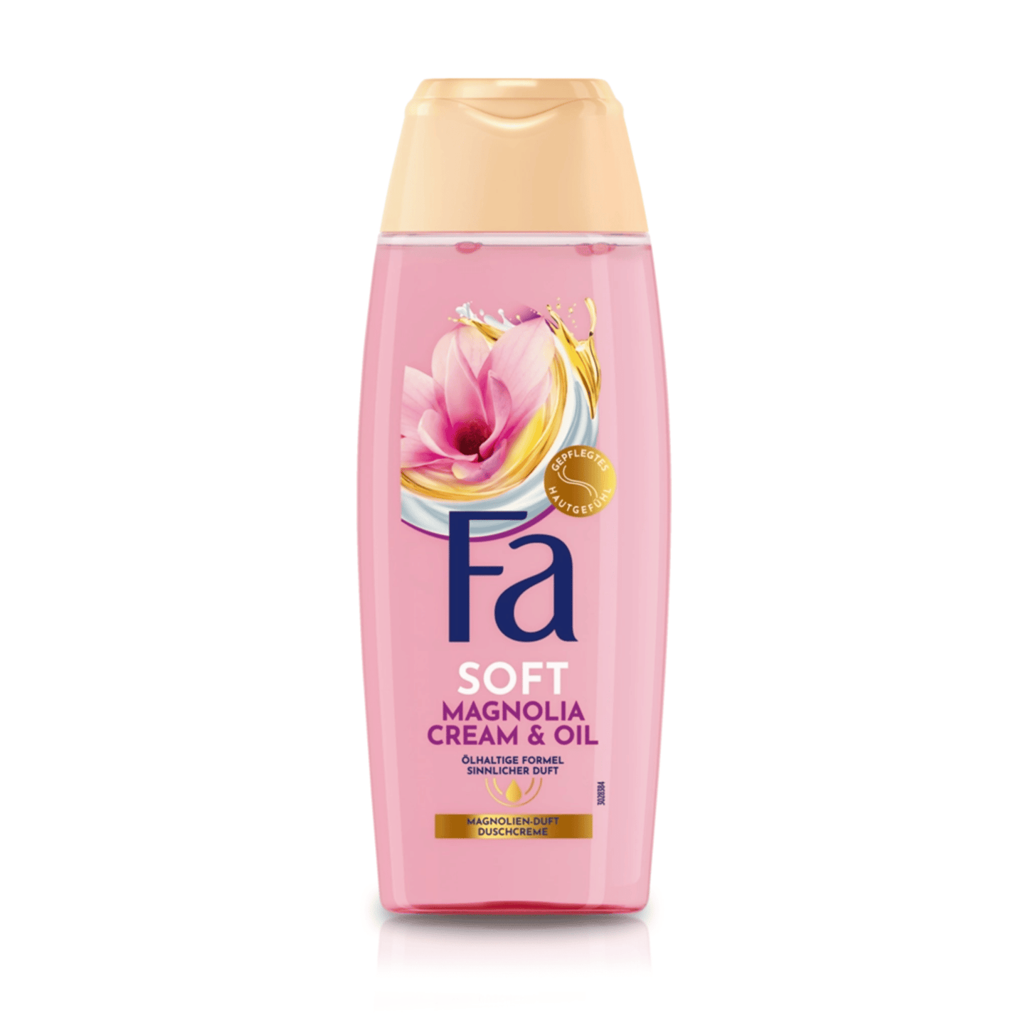 Primary Image of Magnolia Cream & Oil Shower Gel, pink shower gel bottle