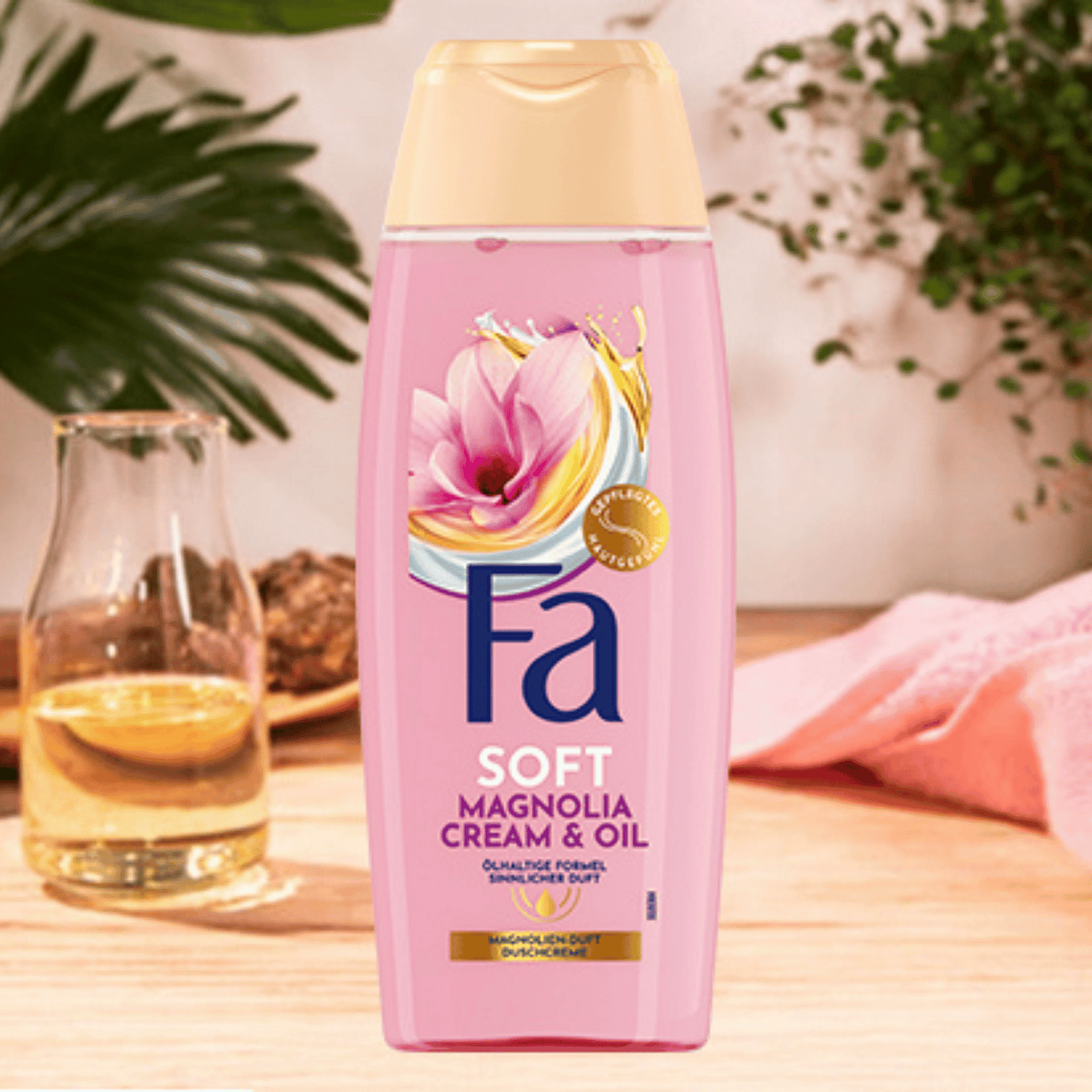 Alternate Image of Magnolia Cream & Oil Shower Gel, pink shower gel bottle