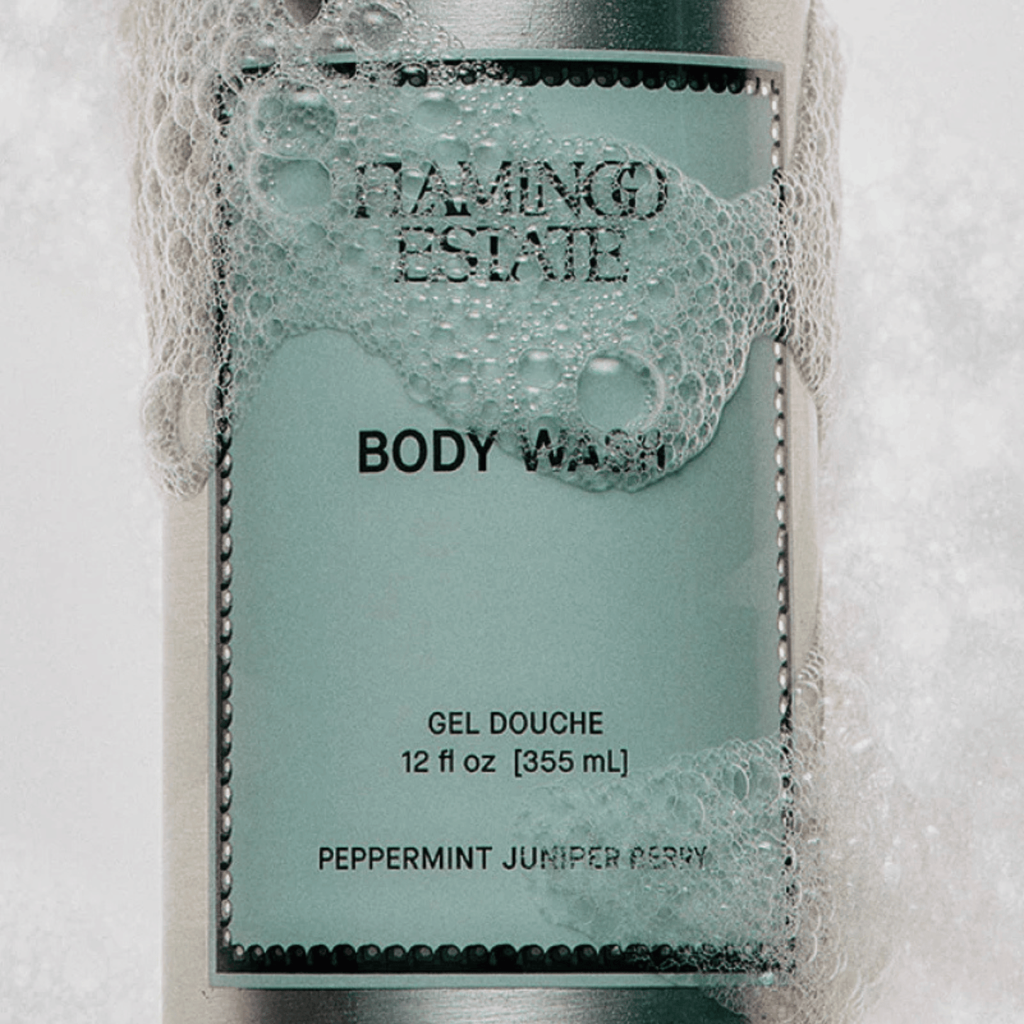 Alternate Image of Peppermint and Juniper Berry Body Wash, aluminum body was bottle with pump