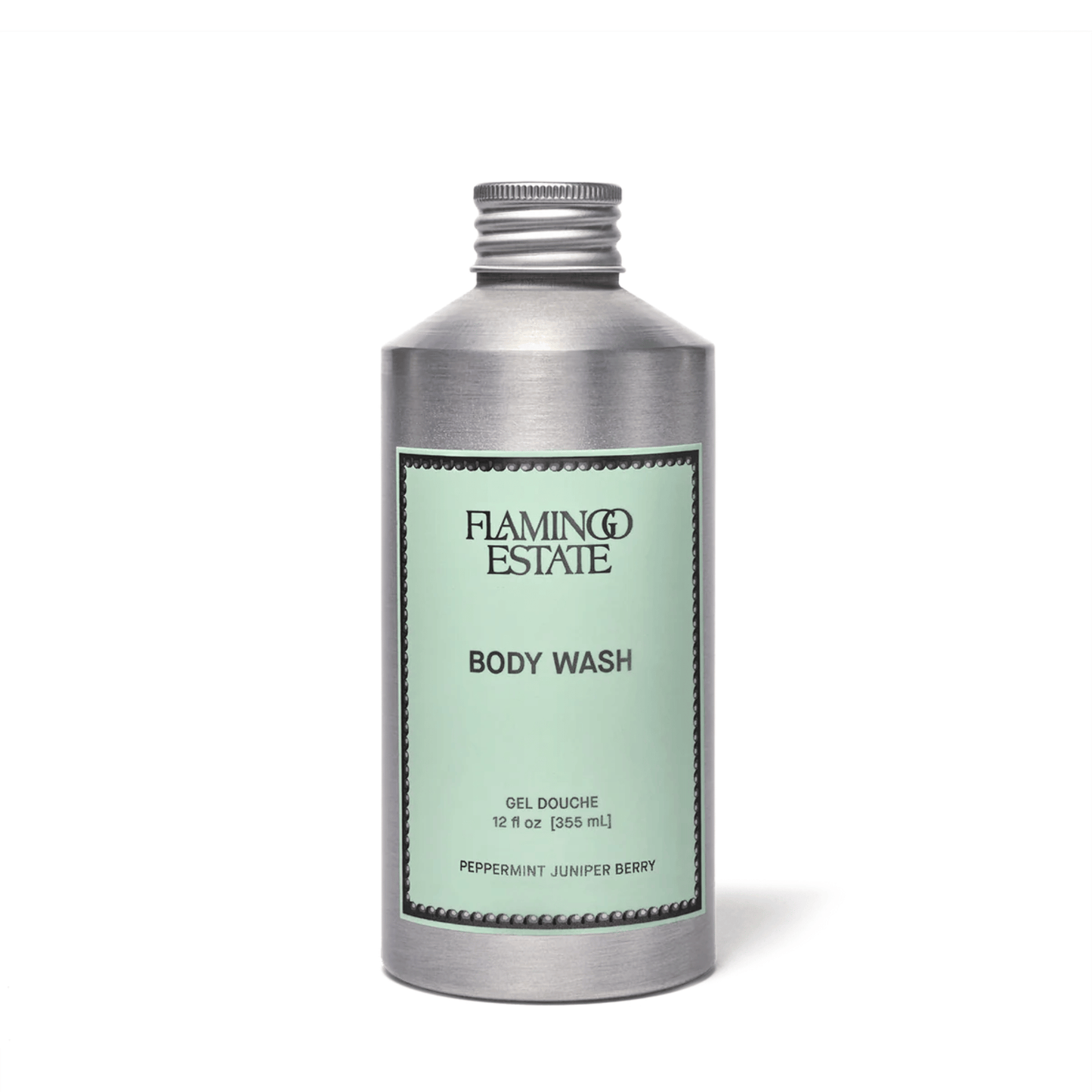 Alternate Image of Peppermint and Juniper Berry Body Wash, aluminum body wash bottle 