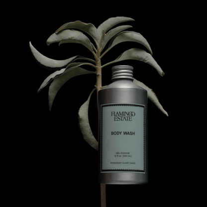 Alternate Image of Rosemary Clary Sage Body Wash, aluminum body wash bottle with pump