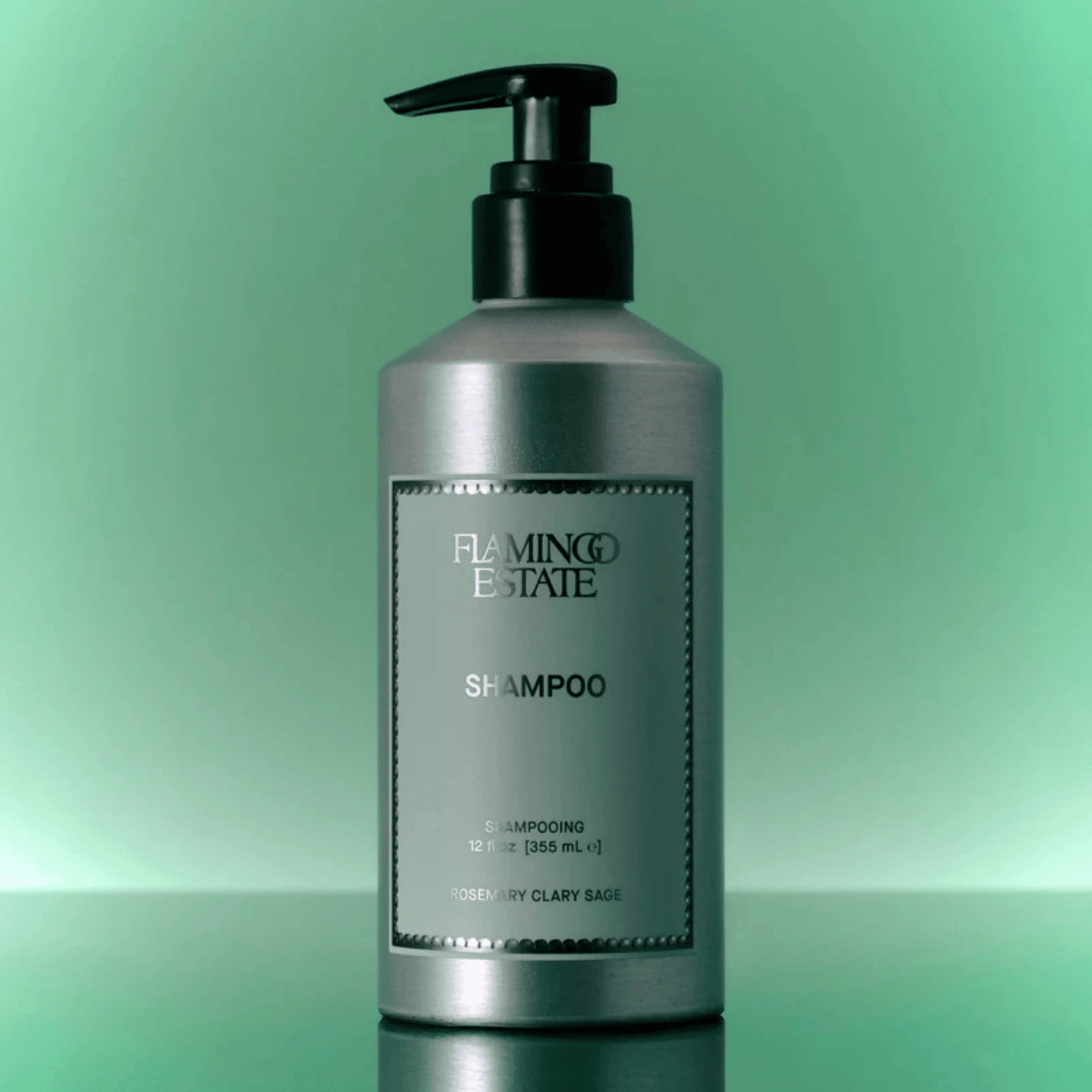 Alternate Image of Rosemary Clary Sage Shampoo, aluminum shampoo bottle with pump