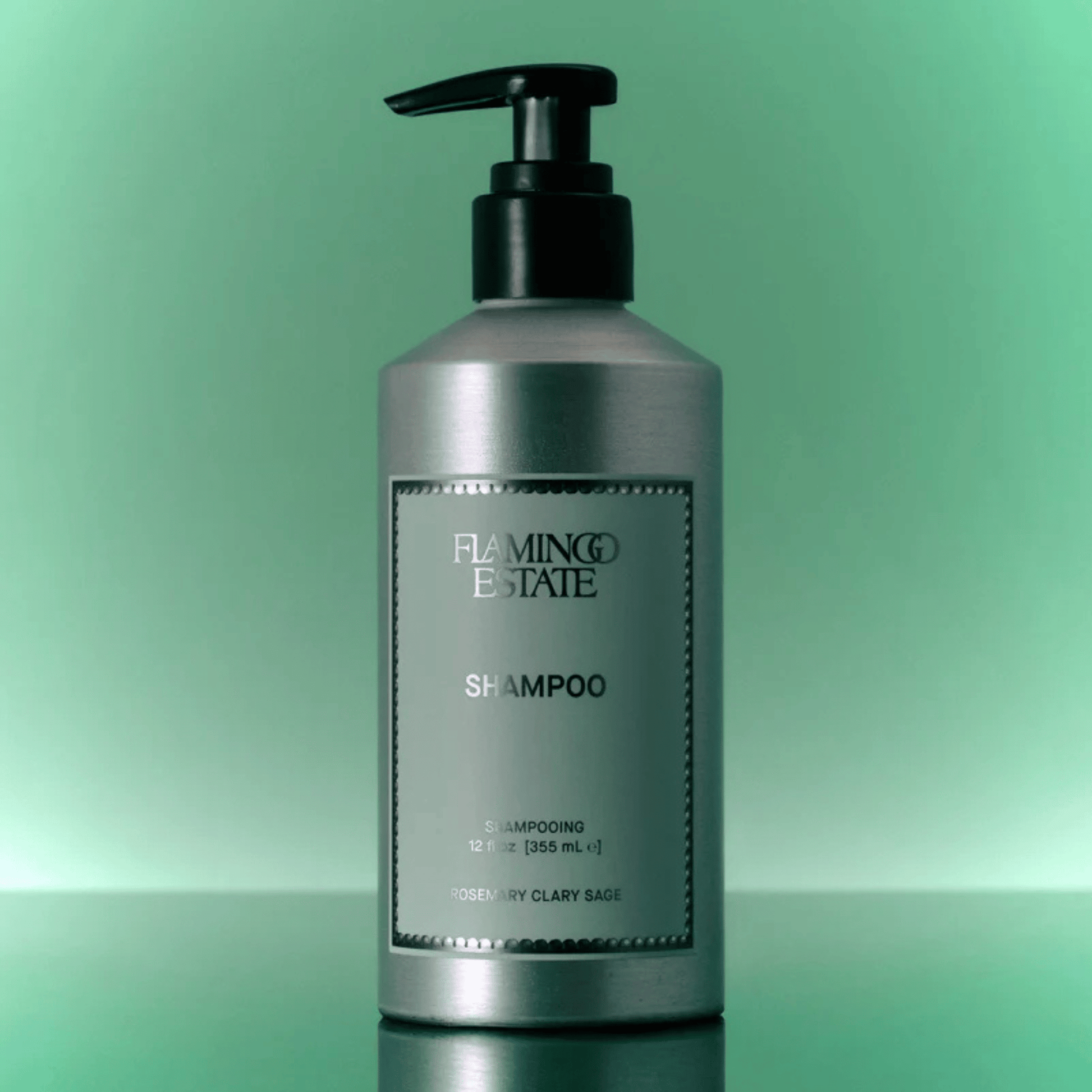 Alternate Image of Rosemary Clary Sage Shampoo, aluminum shampoo bottle with pump