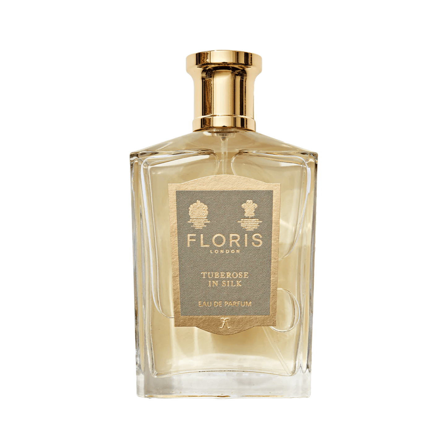Primary Image of Tuberose In Silk EDP, perfume bottle with gold cap