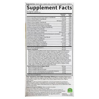 Garden of Life Organics Men's 40+ Multivitamin (60 count) #10072015