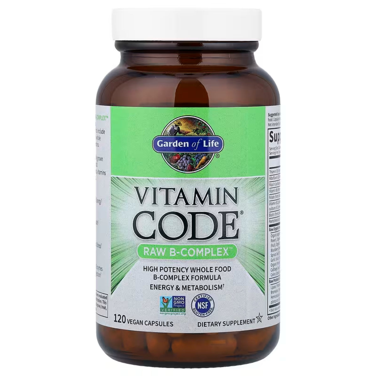 Alternate Image of Vitamin Code Raw B-Complex Capsules