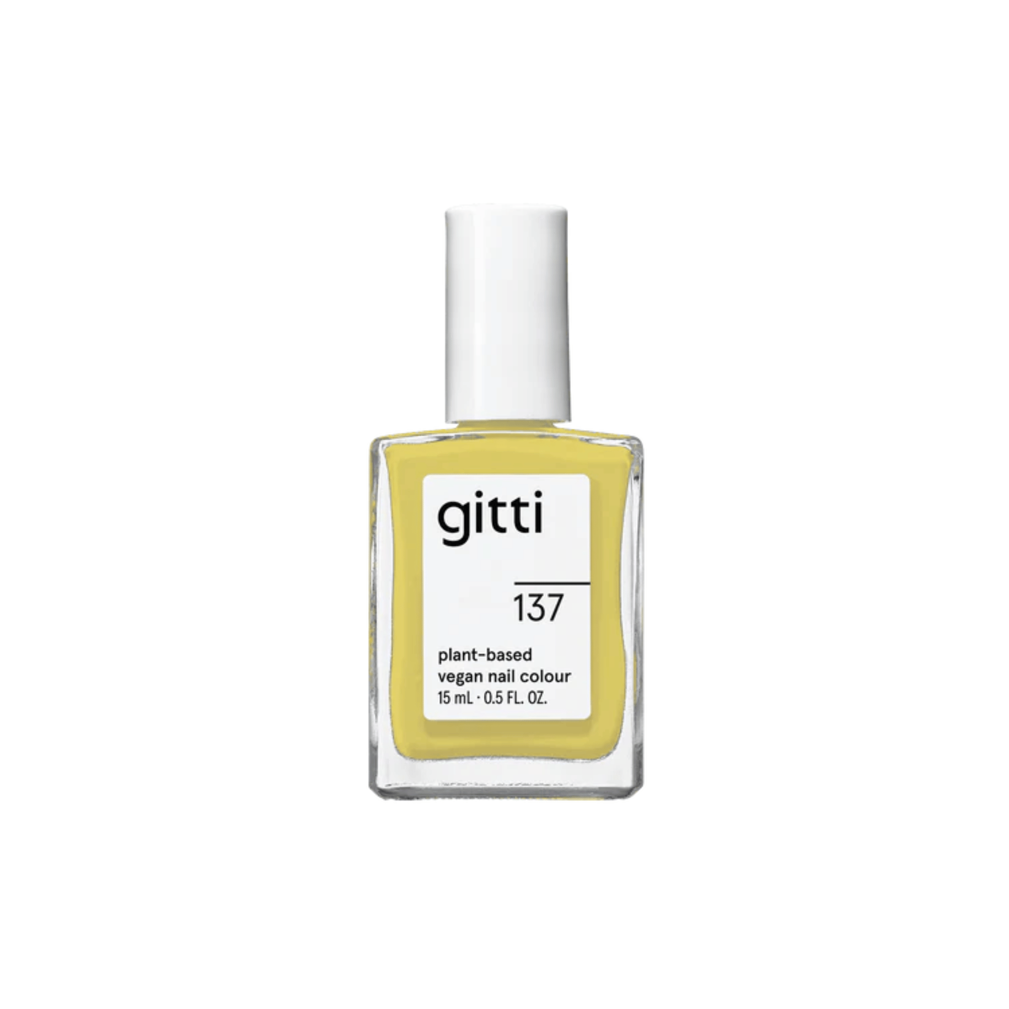 gitti no. 137 Bright Yellow Nail Polish (15 ml) #10091042 – Smallflower