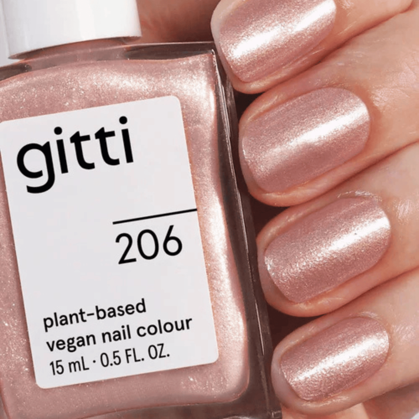 Alternate Image of no. 206 Pink Gleam Nail Polish