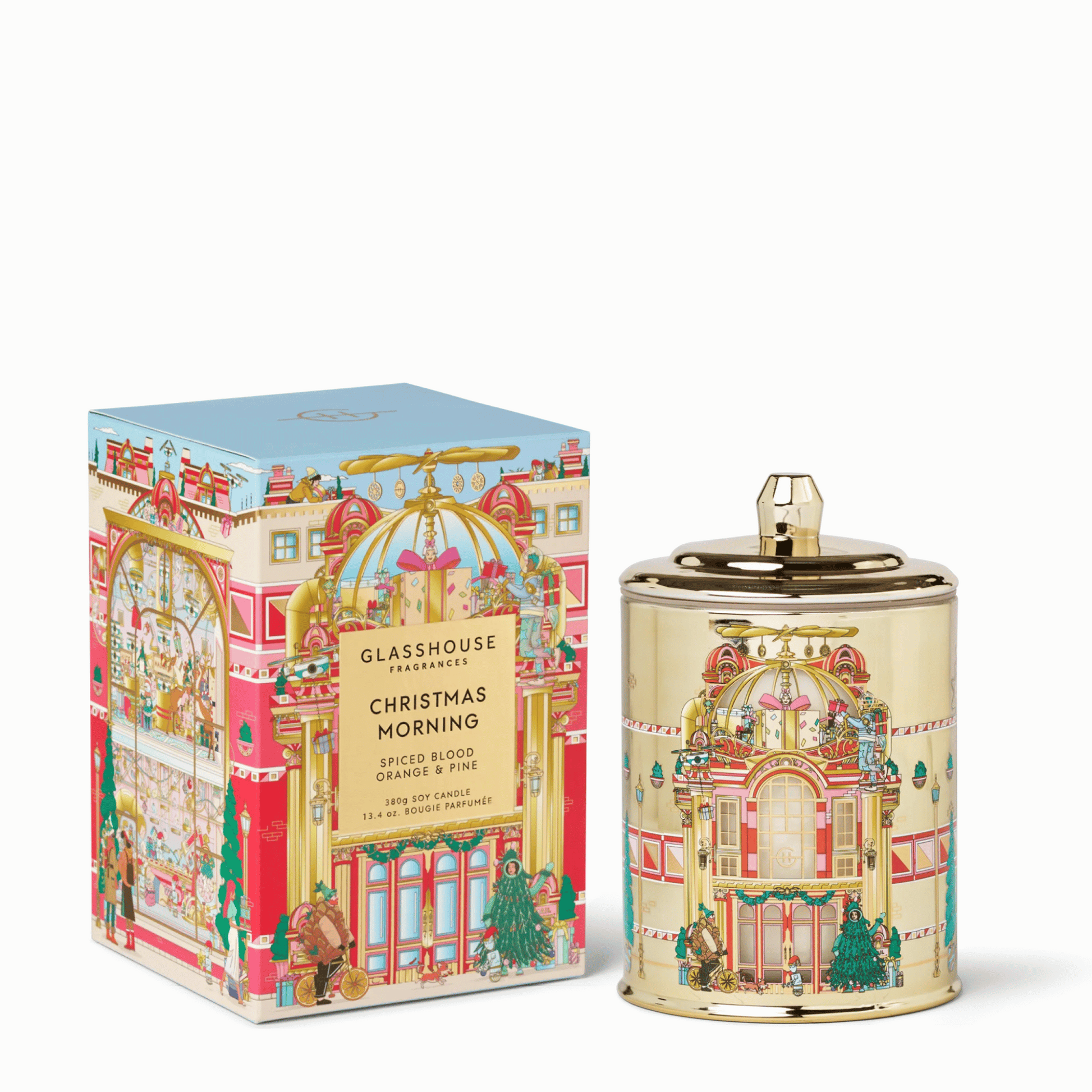 Alternate Image of Holiday Christmas Morning Candle