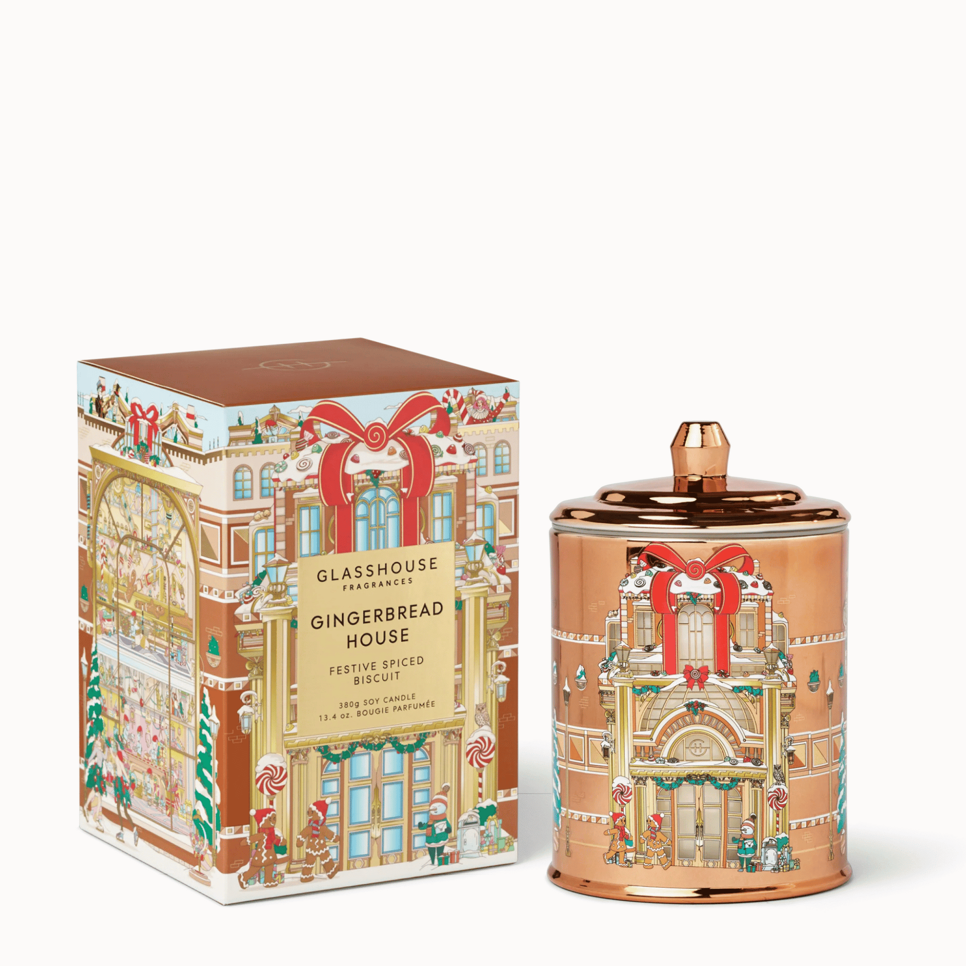 Alternate Image of Holiday Gingerbread House Candle