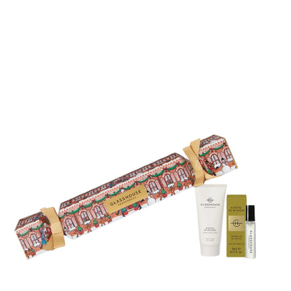 Primary Image of Christmas Bon Bon and Kyoto in Bloom Gift Set, Christmas box with lotion and mini fragrance