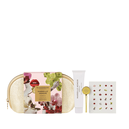 Primary Image of Marseille Memoir Hand Care Set, Gold give bag with items