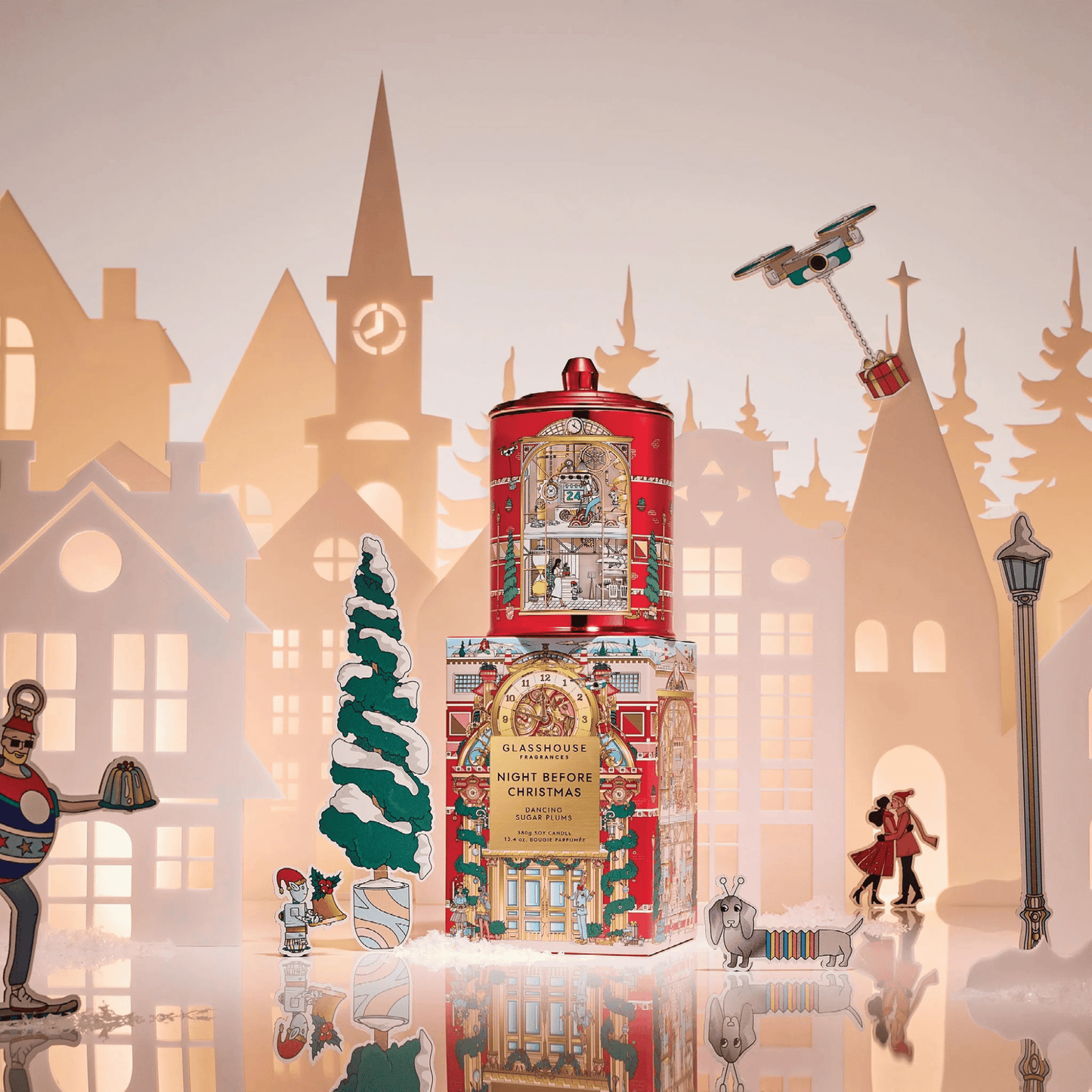 Alternate Image of Holiday Night Before Christmas Candle